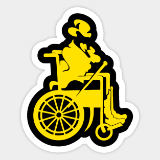 Johnnie Walked Sticker